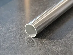 Polished round tubes for table legs