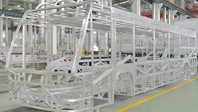Highway transportation – all-aluminum bus frames